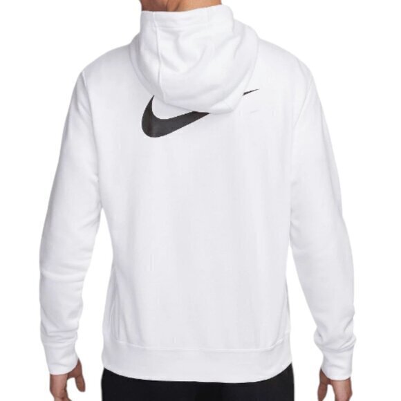 Nike Club Fleece Pullover Hoodie Sweatshirt White Men's‎ Medium NWOT FB6574-100 - Picture 2 of 16